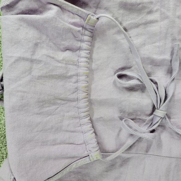 Urban Outfitters Womens Dress 8 Purple Halter Neck Open Tie Back Bodycon Mini - Picture 3 of 12